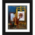 thumbnail image 1 of Heffernan, Lucia 20x24 Black Ornate Wood Framed with Double Matting Museum Art Print Titled - Norman Catwell, 1 of 4