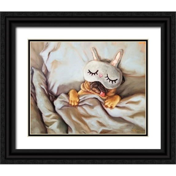Heffernan, Lucia 24x20 Black Ornate Wood Framed with Double Matting Museum Art Print Titled - Sleeping Beauty