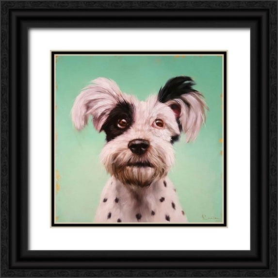 Heffernan, Lucia 26x26 Black Ornate Wood Framed with Double Matting Museum Art Print Titled - Follow Your Nose 8