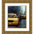 thumbnail image 1 of Heffernan, Lucia 26x30 Gold Ornate Wood Framed with Double Matting Museum Art Print Titled - Rush Hour, 1 of 4