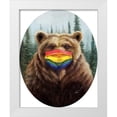 thumbnail image 1 of Heffernan, Lucia 26x32 White Modern Wood Framed Museum Art Print Titled - Bear Pride, 1 of 4
