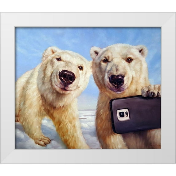 Heffernan, Lucia 30x26 White Modern Wood Framed Museum Art Print Titled - Polargram