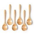 thumbnail image 1 of Hefild 6 PCS Wooden Spoons for Honey, 6.7 inch Small Wooden Spoons - Perfect for Tea, Coffee & Soup, Little Beech Wooden Serving Table Spoons Set, Bulk Bamboo Teaspoon for Eating with Unique Design, 1 of 5