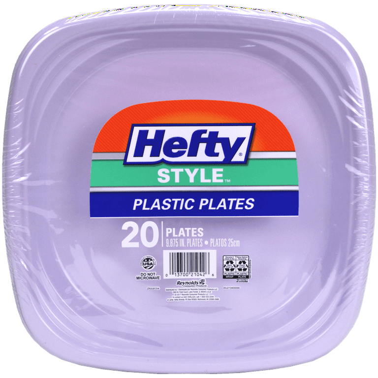 Hefty plastic plates deals