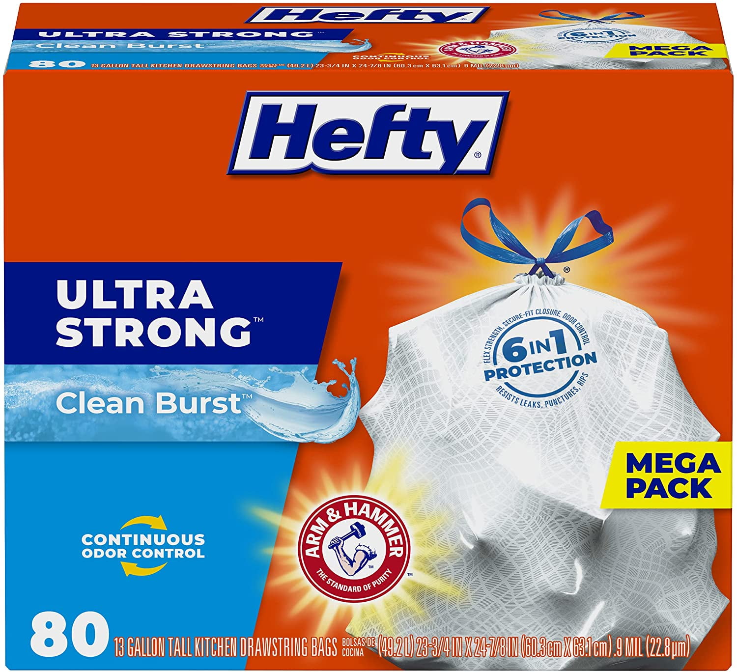 Hefty Recycling Trash Bags, Clear, 13 Gallon, 60 Count – Home Harmony