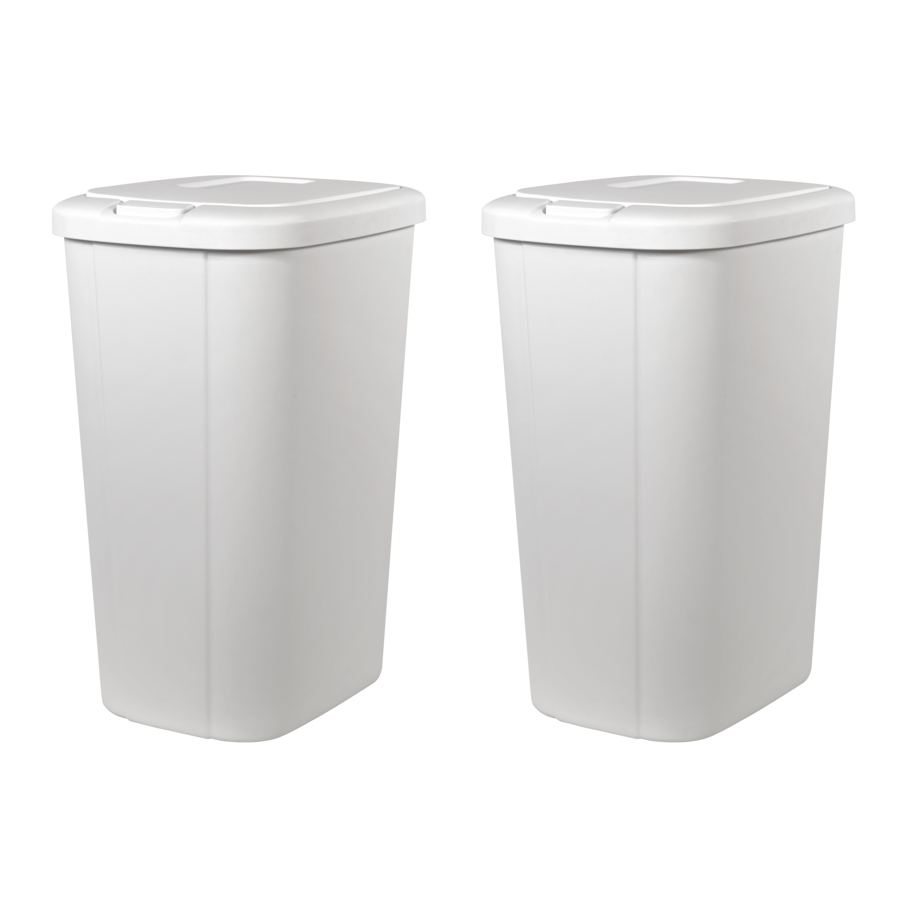 Hefty 13 3 Gal Touch Lid Trash Can White With Decorative Texture 2 Pack: What We Checked First