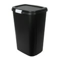thumbnail image 1 of Hefty Kitchen Trash Can, 13 Gallon Plastic Odor Block Touch Top Garbage Bin with Push Button Lid, Black, 1 of 7