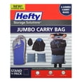 thumbnail interactive-video image 1 of Hefty 3 Heavy Duty Jumbo Carry Bags, Closet Organizer, Adults and Tweens, 1 of 7