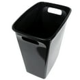 thumbnail interactive-video image 1 of Hefty Kitchen Trash Can, 8.8 Gallon Plastic Open Top Garbage Bucket Bin with No Lid, Black, 1 of 8