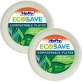 thumbnail image 1 of Hefty ECOSAVE Compostable Paper Plates, 6-3/4 Inch, 30 Count (Pack of 2), 1 of 1