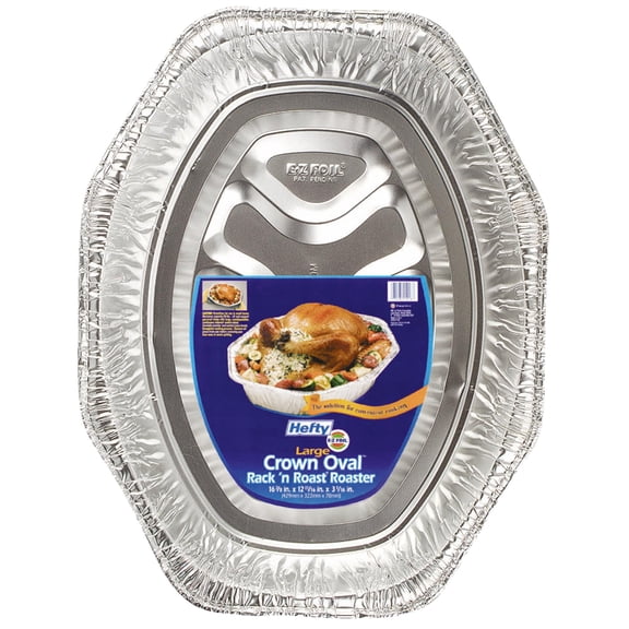 Hefty EZ FOIL/REYNOLDS 00Z11918 Large Oval Foil Roaster