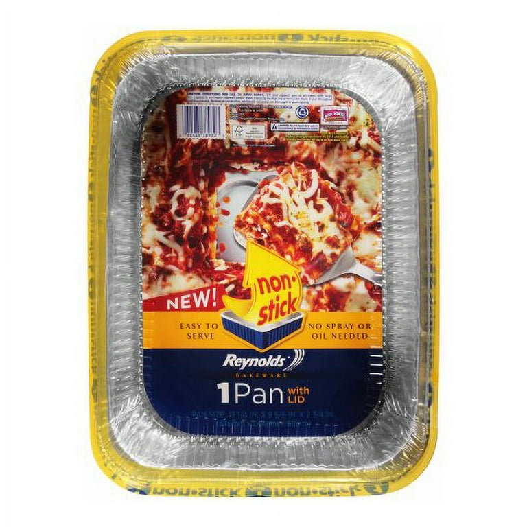 EZ Foil Lasagna Pan With Lid, Non-Stick, 14 x 10 x 3-In.