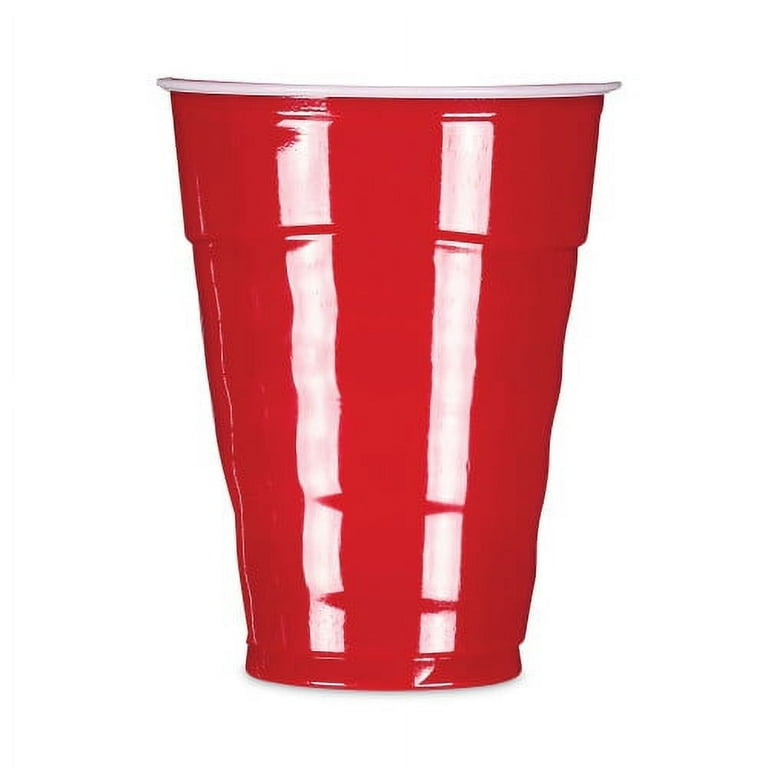 Easy Grip Disposable Plastic Party Cups, 9 oz, Red, 50/Pack Easy Grip Disposable Plastic Party Cups, 9 oz, Red, 50/Pack