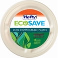 thumbnail image 1 of Hefty Ecosave 100% Compostable Plates, 10 1/8 - 16 Count, 1 of 1