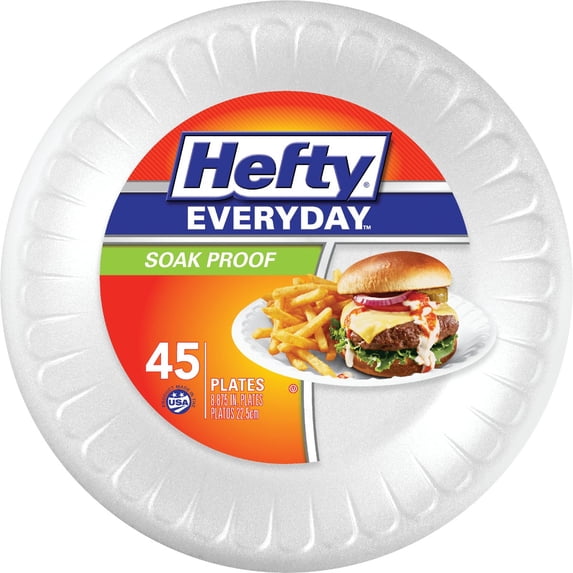 Hefty Everyday Flat Plate Pack of 18