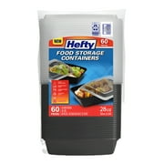 Hefty Food Storage Containers W/ Lid 28 Oz. 30 Ct.