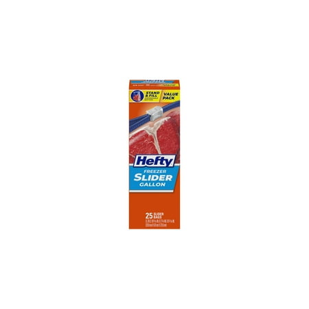 Hefty Gallon Freezer Storage Slider Bags (Pack of 20)