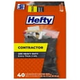 thumbnail image 1 of Hefty Heavy Duty Contractor Large Trash Bags, 42 Gallon, 40 Count, 1 of 9