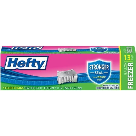 Hefty One Zip Freezer Bag