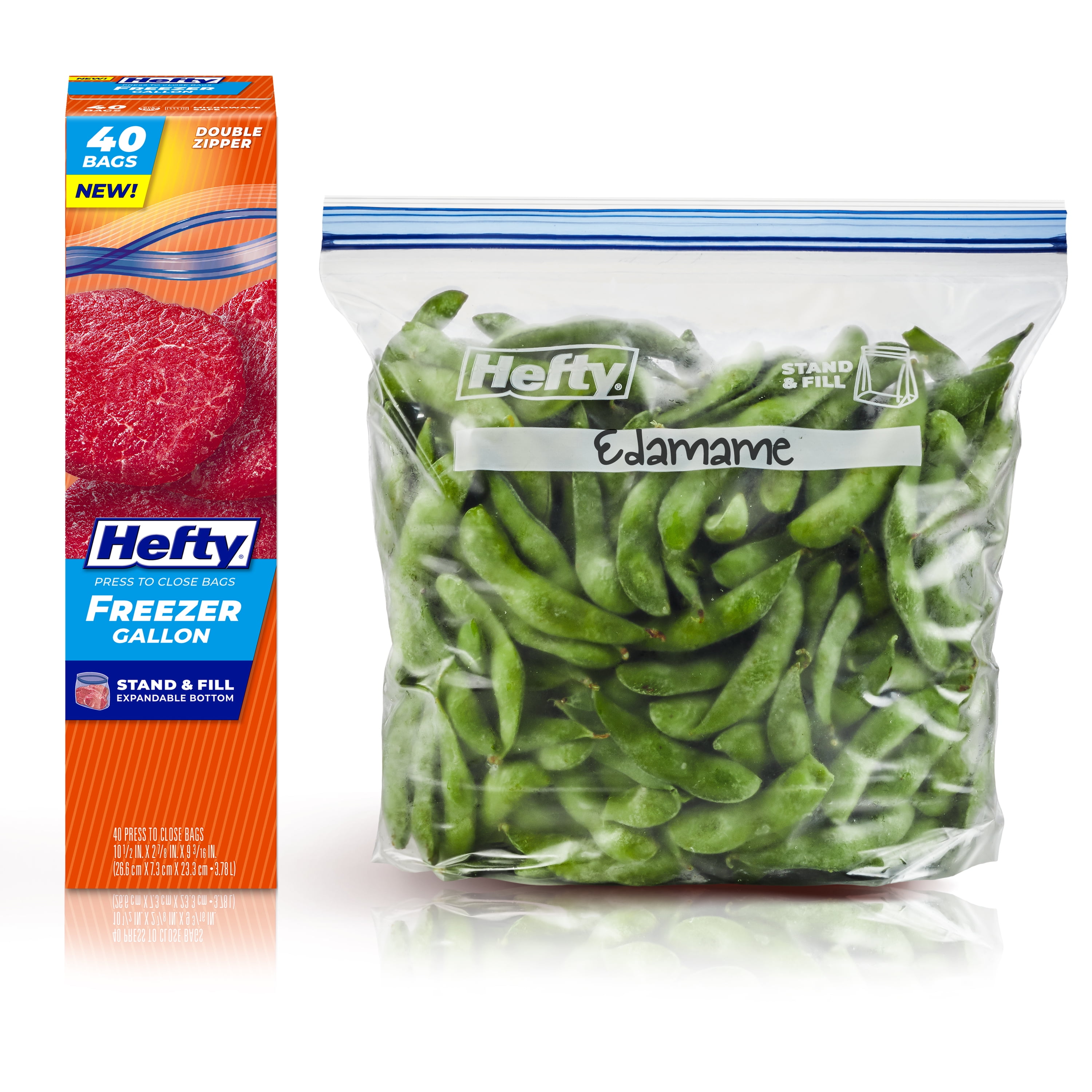Hefty Freezer Bags 10 ea — Gong's Market