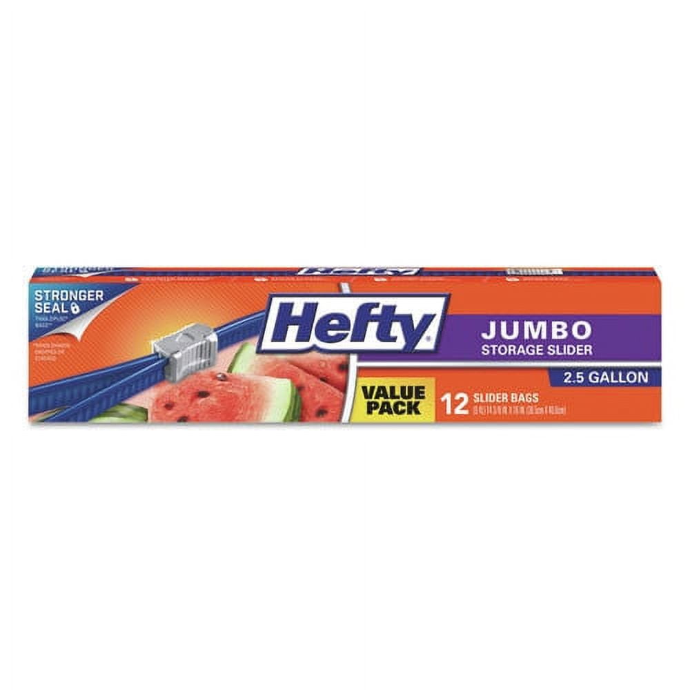 Hefty One Zip Jumbo 2.5 Gallon Storage Bags Reviews –