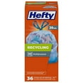 thumbnail image 1 of Hefty Recycling Trash Bags, Blue, 30 Gallon, 36 Count, 1 of 3