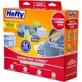 Hefty ShrinkPak Vacuum Seal Bags, 4 Large Bags and 1 Jumbo Zipper Tote