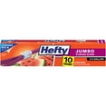 thumbnail image 1 of Hefty Slider Jumbo Storage Bags, 2.5 Gallon Size, 10 Count - 2 Pack, 1 of 3