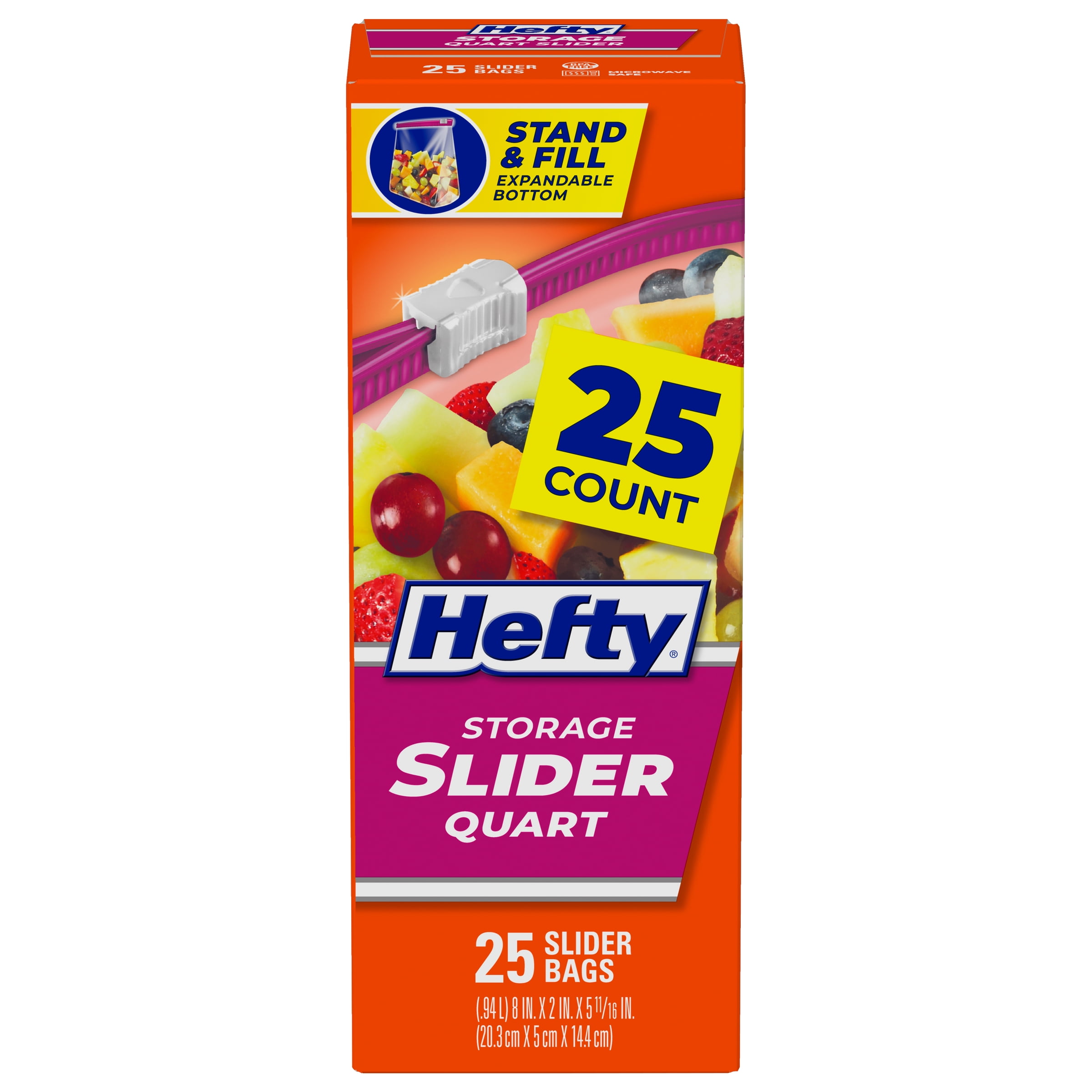Hefty Slider Quart Bags 78-Count Box Only $7.43 Shipped on