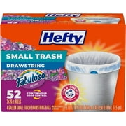 Hefty Small Trash Bags, Fabuloso Scent, 4 Gallon, 52 Count