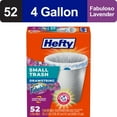 thumbnail image 1 of Hefty Small Trash Bags, Fabuloso Scent, 4 gallon, 52 Count, 1 of 8