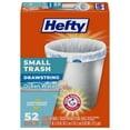 thumbnail image 1 of Hefty Small Trash Bags, Ocean Water Scent, 4 Gallon, 52 Count, 1 of 6