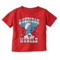 thumbnail image 1 of Hefty Smurf American Muscle USA Toddler Boy Girl T Shirt Infant Toddler Brisco Brands 4T, 1 of 6