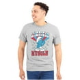 thumbnail image 1 of Hefty Smurf American Muscle USA Unisex Plus Size Graphic Tee Brisco Brands 3X, 1 of 5