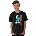 thumbnail image 1 of Hefty Smurf Hustle All Day Workout Men's Graphic T Shirt Tees Brisco Brands S, 1 of 4