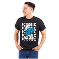thumbnail image 1 of Hefty Smurf Iconic Retro Cartoon Men's Graphic T Shirt Tees Brisco Brands S, 1 of 1