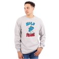 thumbnail image 1 of Hefty Smurf Tattooed Wild Thing Funny Long Sleeve TShirt Men Women Brisco Brands S, 1 of 6