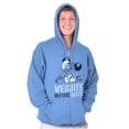 thumbnail image 1 of Hefty Smurf Weights Before Dates Gym Zip Hoodie Sweatshirt Men Brisco Brands L, 1 of 6