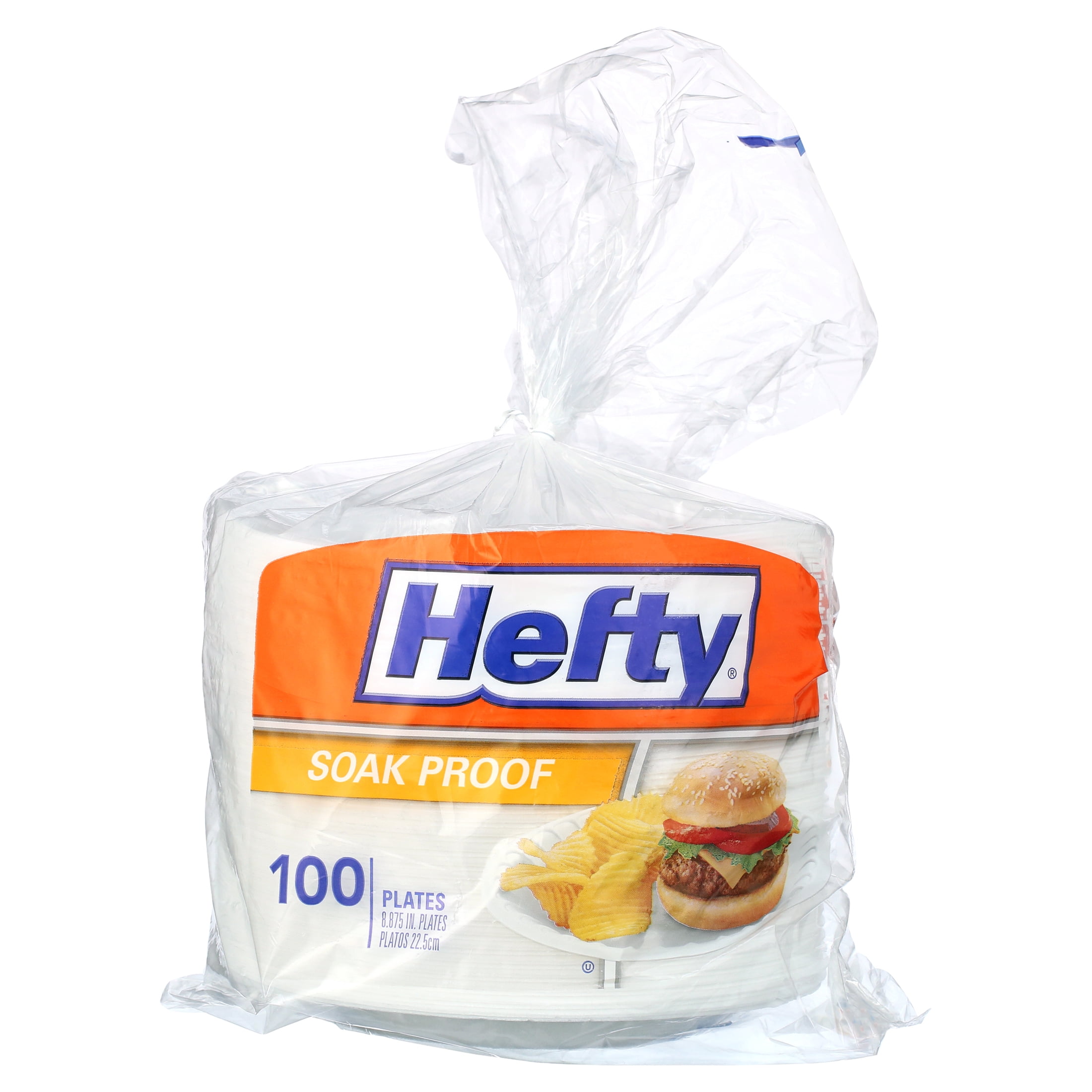 Hefty® Everyday™ 8.875 In. Soak Proof Plates 130 Ct Bag