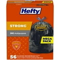 thumbnail image 1 of Hefty Strong Large Trash Bags, 30 Gallon, 56 Count, 1 of 5