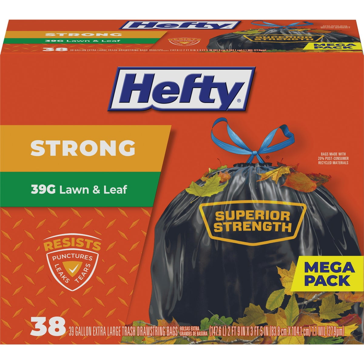 Hefty Lawn & Leaf Trash Bags