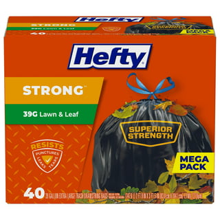 FCV 30 Gallon Lawn & Leaf 2-Ply Heavy-Duty Yard Waste Compost Paper Bags, 30 Count