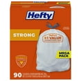 thumbnail image 1 of Hefty Ultra Strong Tall Kitchen Trash Bags, Unscented, 13 Gallon, (80 Count), 1 of 4