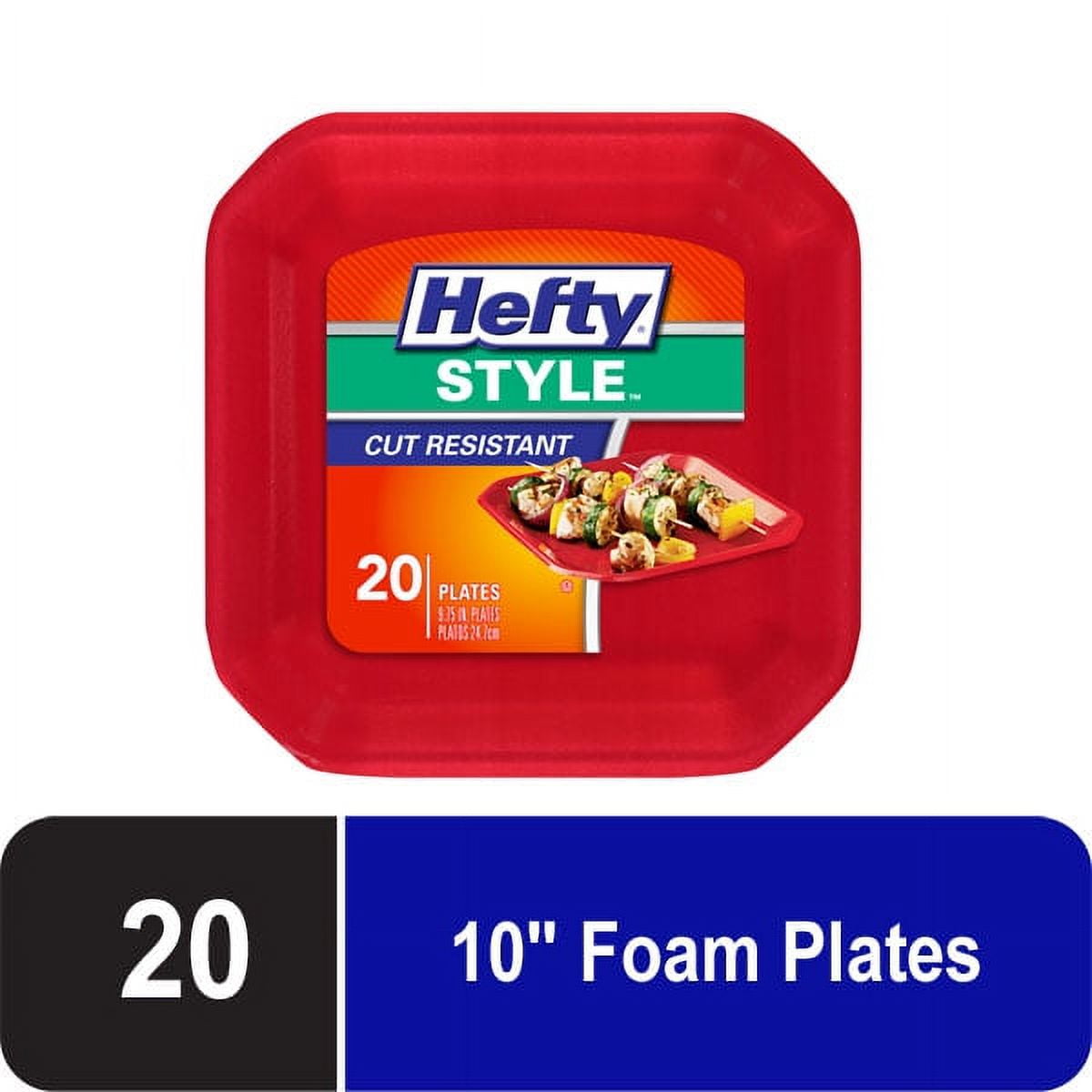 Hefty Supreme Foam Plates 6 320 Ct - GJ Curbside