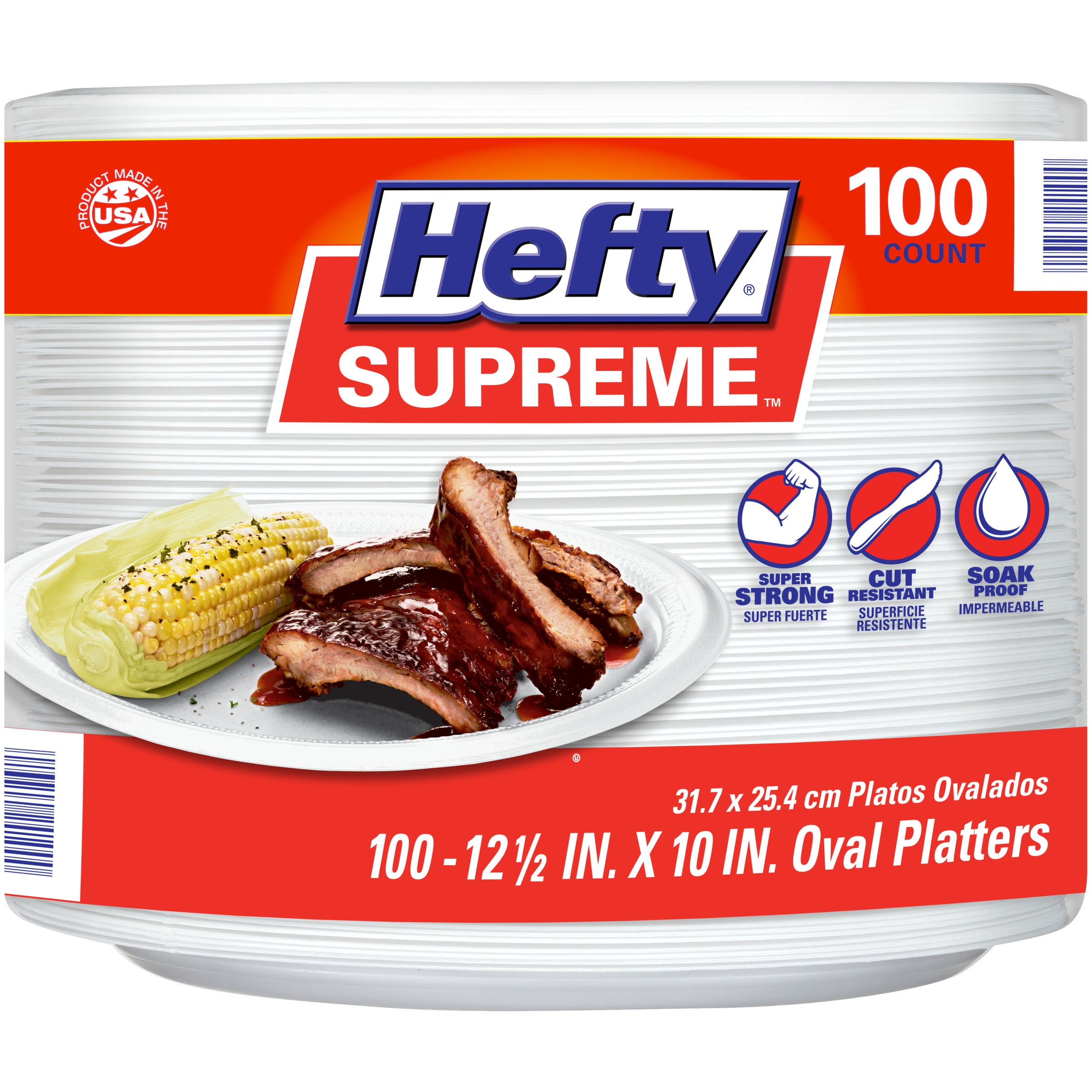 Hefty Supreme Lunch Plates - 250 plates