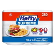 Hefty Supreme Foam Disposable Lunch Plates, 8 7/8" (250 ct.)