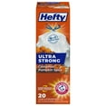 thumbnail image 1 of Hefty Ultra Strong 13 Gallon Trash Bags, Tall Kitchen Trash Bags, White, Cinnamon Pumpkin Spice Scent, 20 Bags, 1 of 11