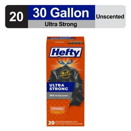 Hefty Strong Tie Garbage Trash Bags, Easy Flaps