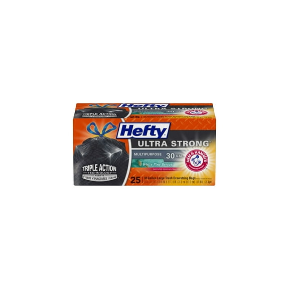 Hefty Ultra Strong Multipurpose Large Trash Bags (Pack of 2)