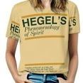 thumbnail image 1 of Hegel's Spirit Analysis Women's Short Sleeve T-Shirt Crew Neck Casual Summer Trendy Loose Fit Tops, 1 of 6